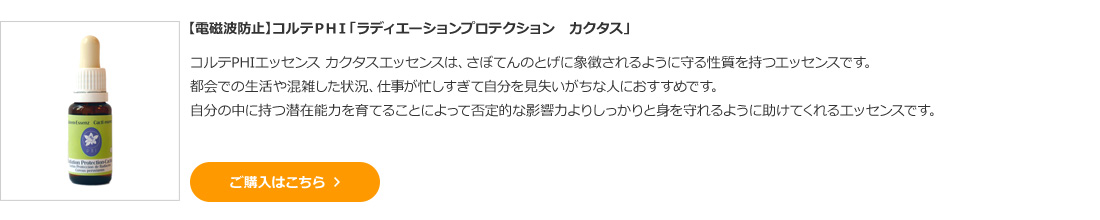 【電磁波防止】コルテPHI「ラディエーションプロテクション カクタス」